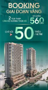 Chỉ Booking 50tr/căn sẽ được nhận ngay 20tr nếu bạn là người tiên phong