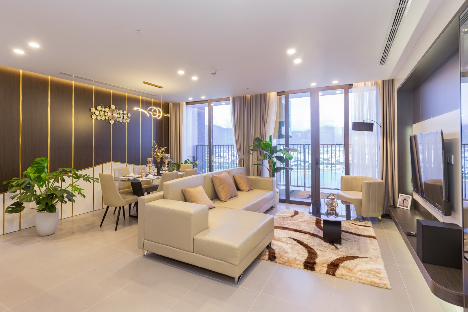 Tổng quan căn hộ 2PN SAM Towers