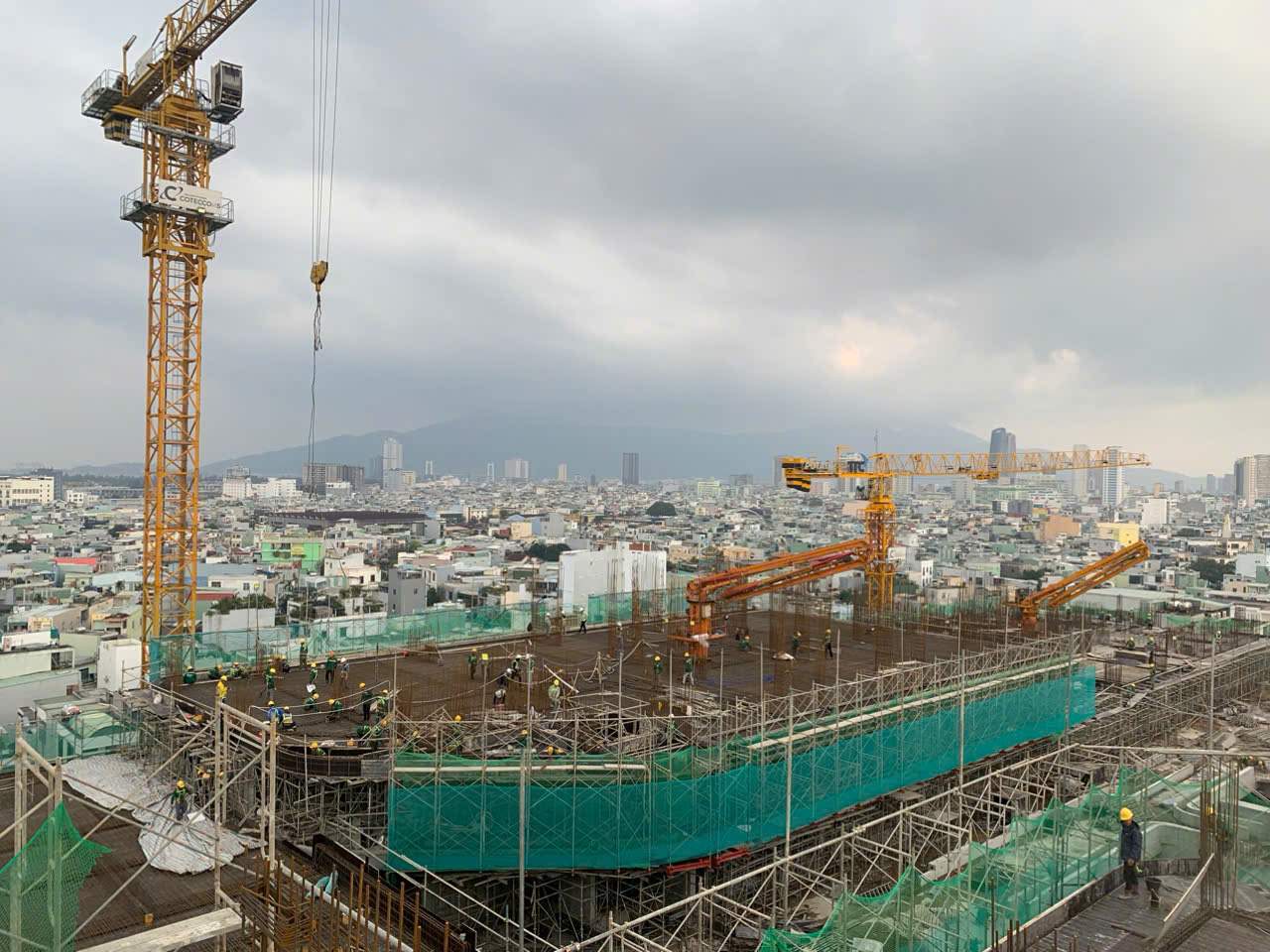 TTC Plaza Đà Nẵng đang dần hoàn thiện từng hạng mục với chất lượng và tiến độ cao nhất dưới sự bảo chứng của tổng thầu Coteccons