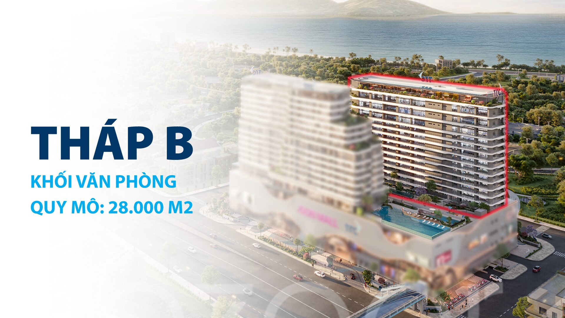 Tòa tháp văn phòng với quy mô 28.000 m2